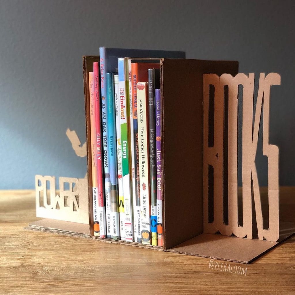 Book Holder Cardboard Crafts