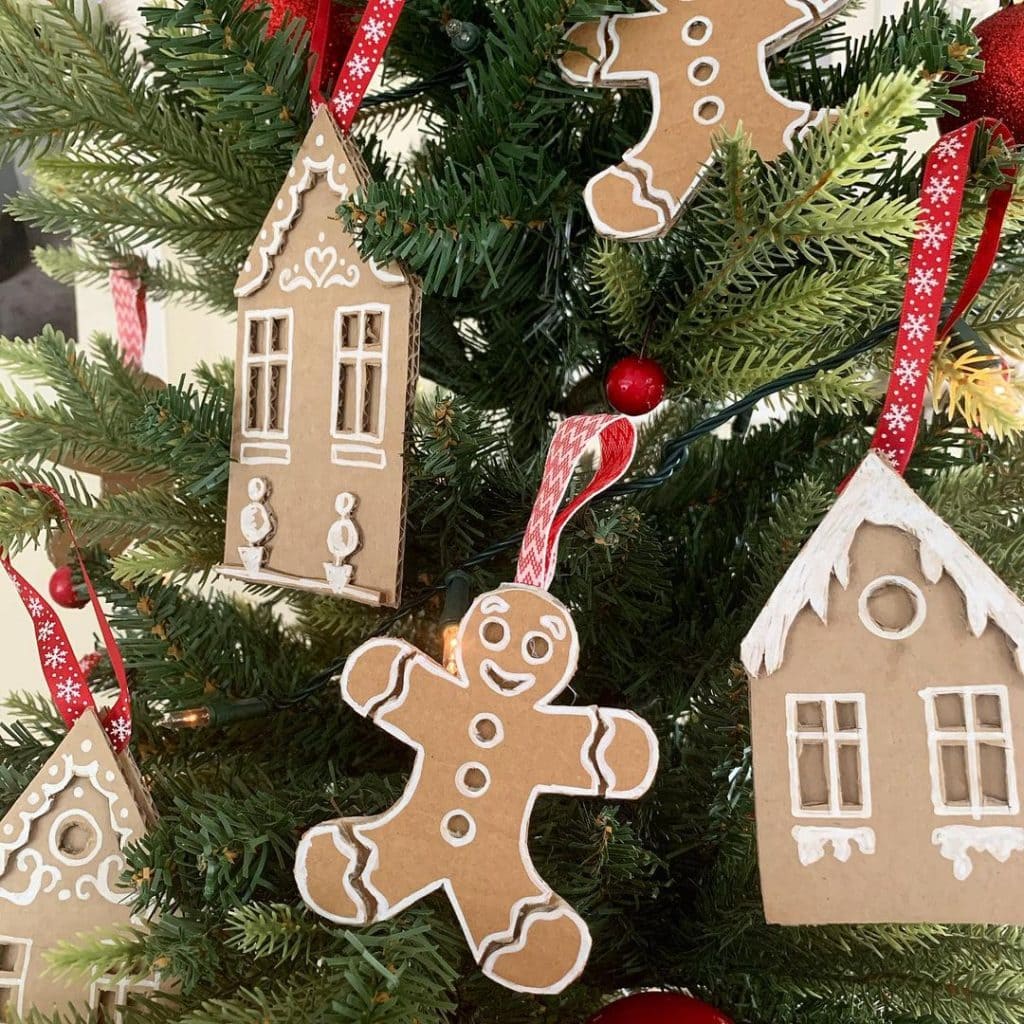 Christmas tree decor Cardboard Ornaments 1
