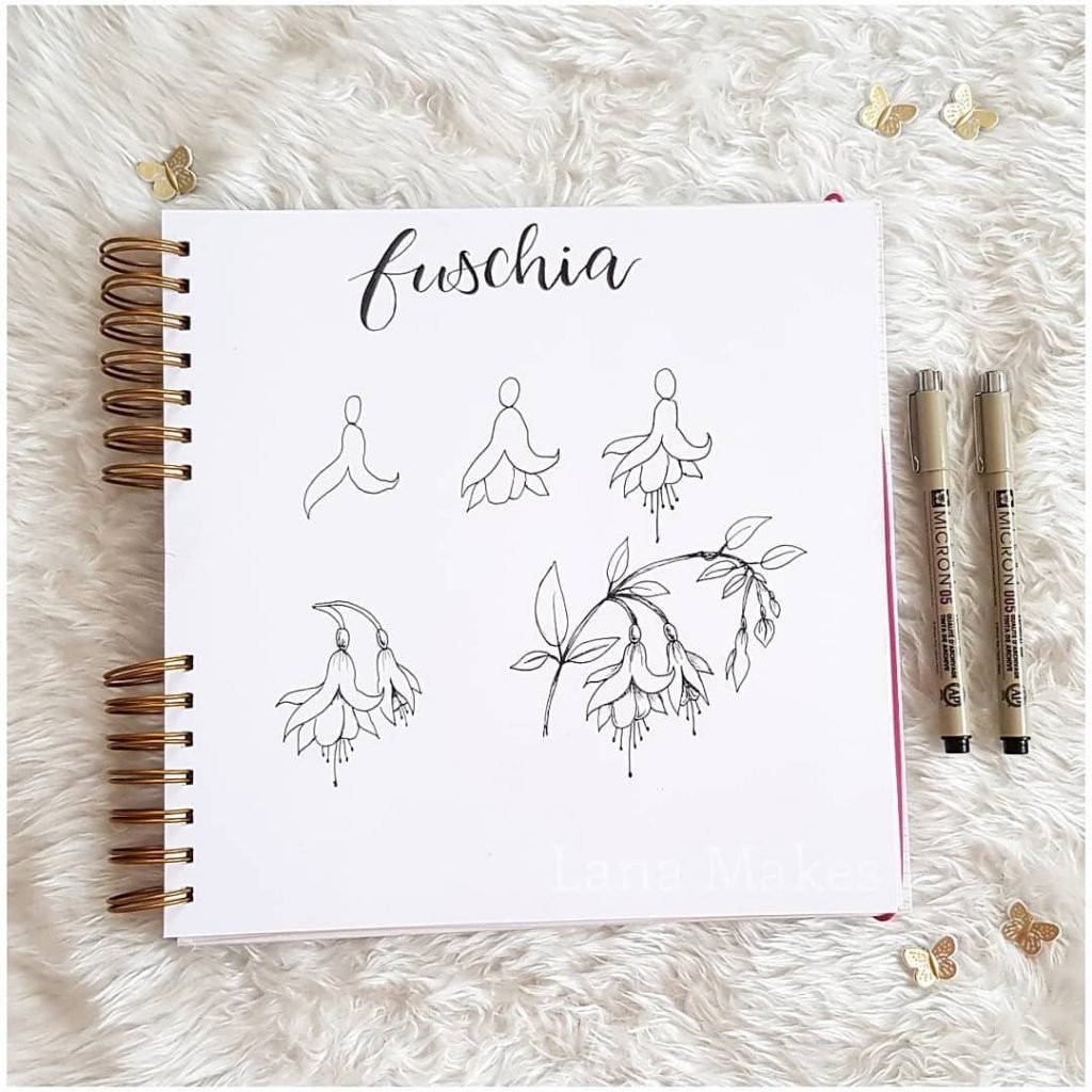 30 Amazing Flower Doodles For Your Bujo Pages