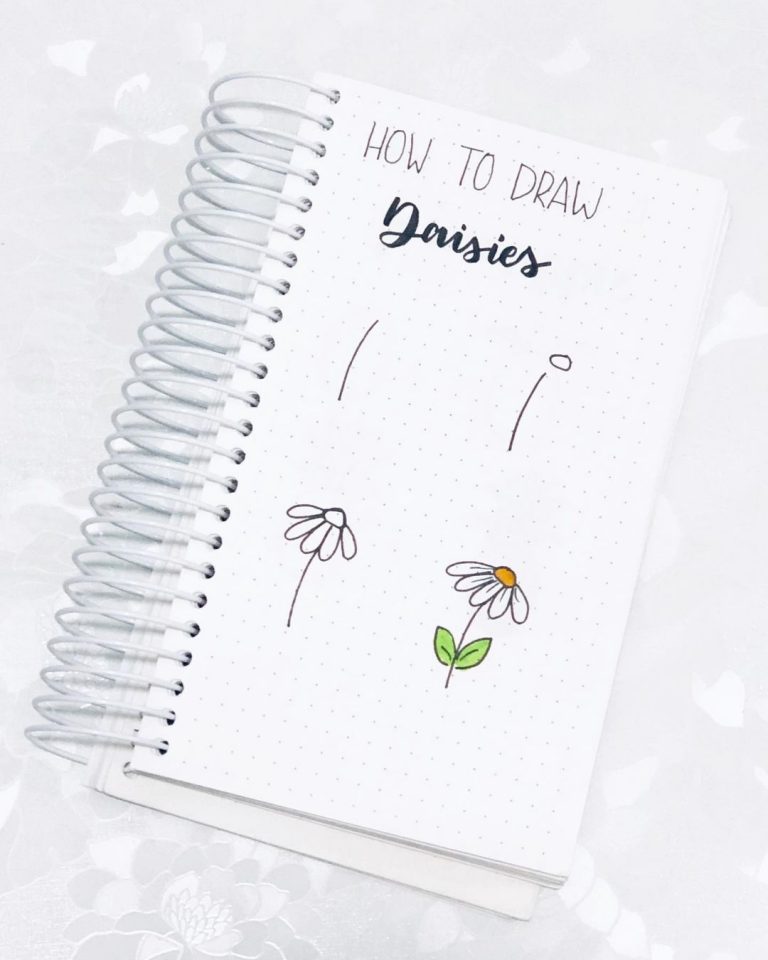 25+ Amazing Flower Doodles For Your Bujo Pages