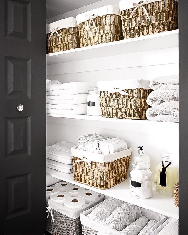 basket linen organisation iddas