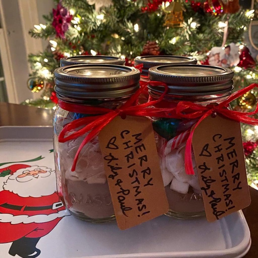 hot cocoa kit christmas mason jar craft