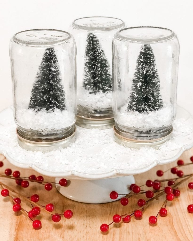 christmas tree mason jar craft