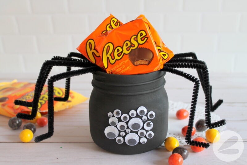 spider mason jar crafts for kids