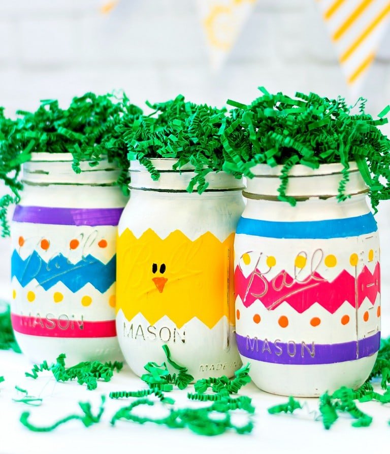 peeps mason jar crafts for kids