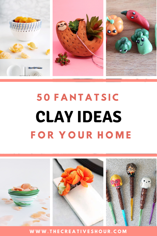 43 Easy Air Dry Clay Ideas and Projects Adults Will Want To Make - Pillar  Box Blue