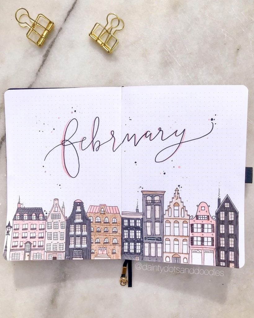 Amsterdam theme Cover Page for february