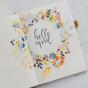 20+ Unique April Bullet Journal Ideas For This Spring