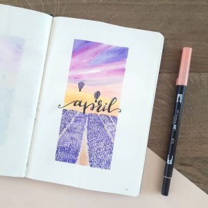 20+ Unique April Bullet Journal Ideas For This Spring