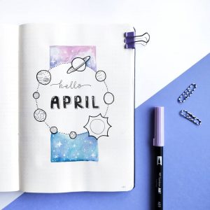 20+ Unique April Bullet Journal Ideas For This Spring