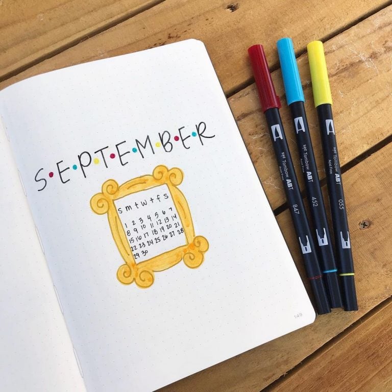 20+ Interesting Friends Theme Bullet Journal Ideas For You