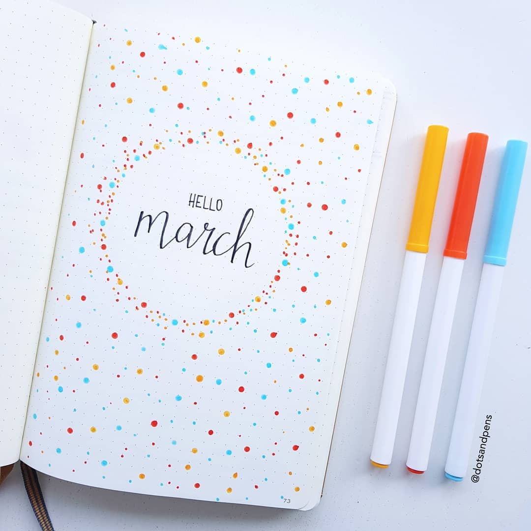 20+ March Bullet Journal Ideas To Get Creative This Spring