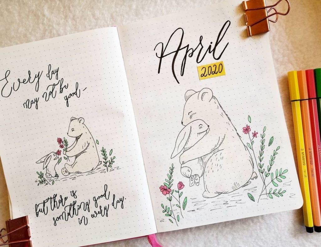 April Bullet journal quotes