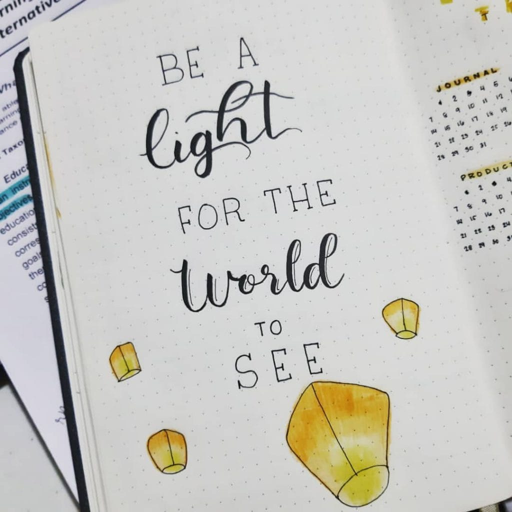 bullet journal quotes