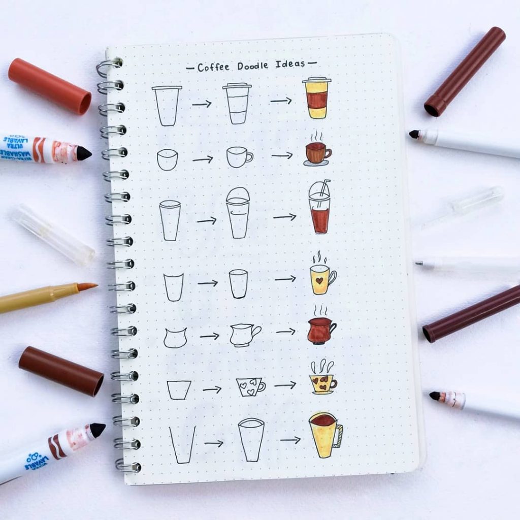 130+ Step-by-Step Easy Doodle Ideas For Drawing