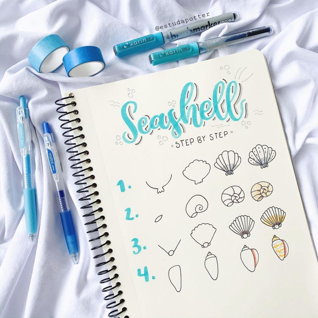 Seashell doodles