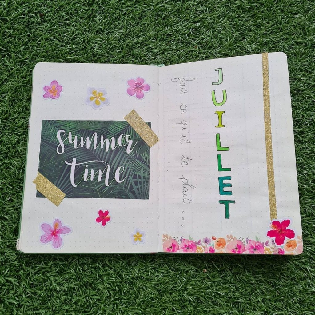 summer bullet journal