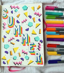 30+ Refreshing and Fun Summer Bullet Journal Ideas