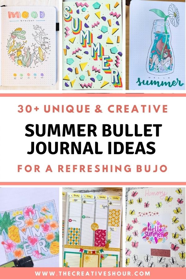 30+ Refreshing and Fun Summer Bullet Journal Ideas