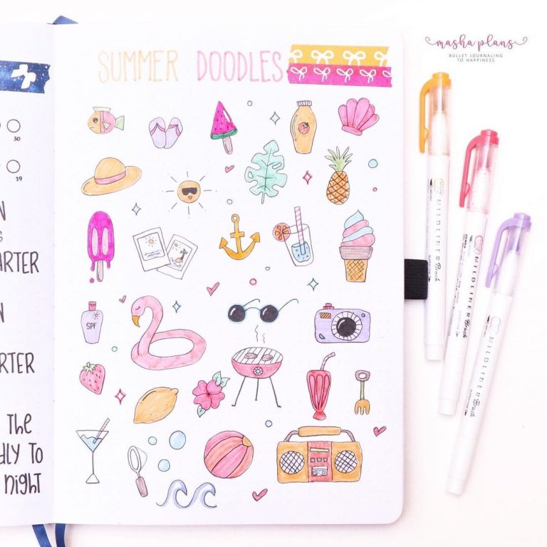 130+ Step-by-Step Doodle Ideas for a Creative Touch