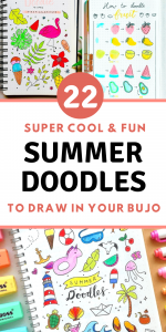 22 Creative Summer Bullet Journal Doodles To Try