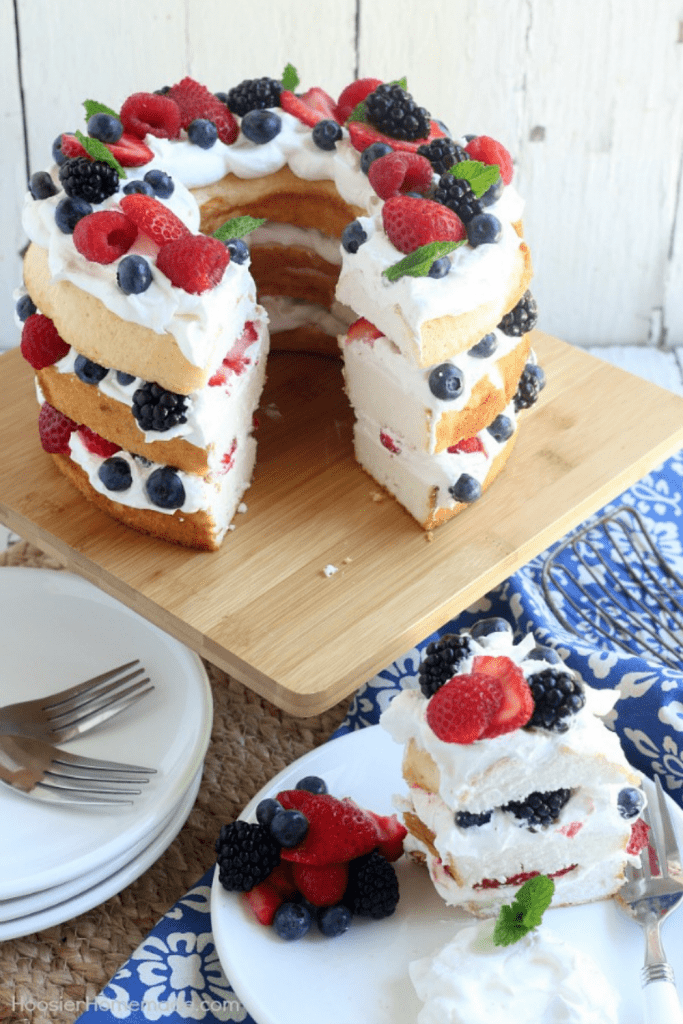 4th of July Berries Cake Dessert Recipes