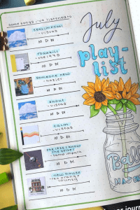 35 July Bullet Journal Layouts and Ideas To Inspire You