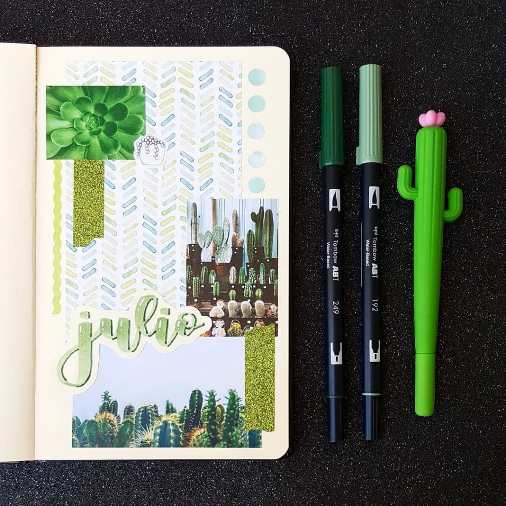 Cactus and Succulents July Month Covers