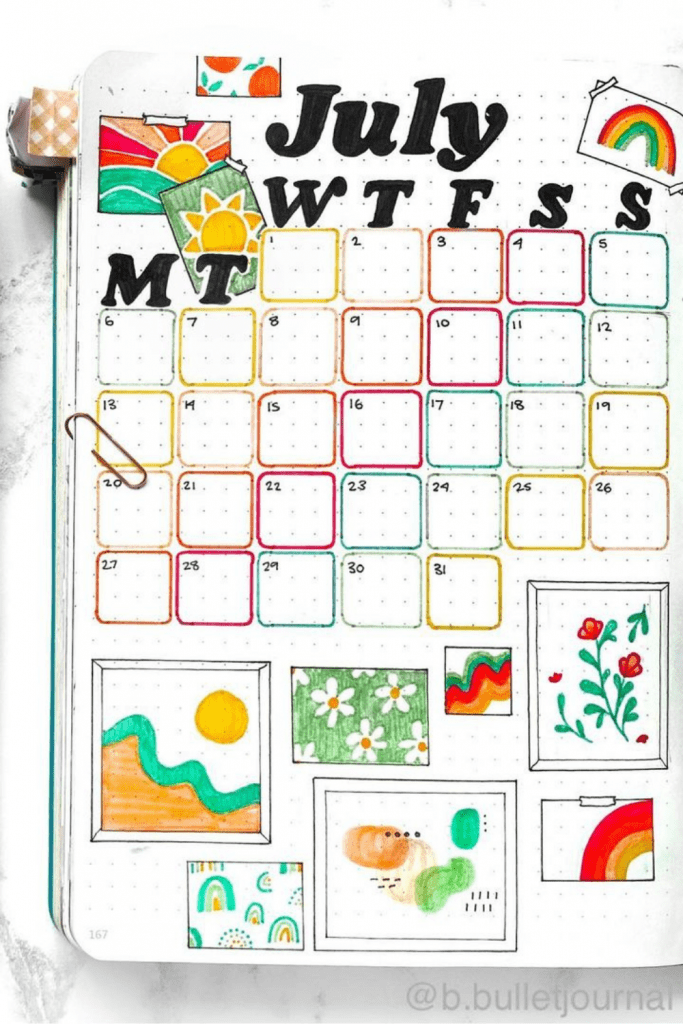 July Monthly Spreads