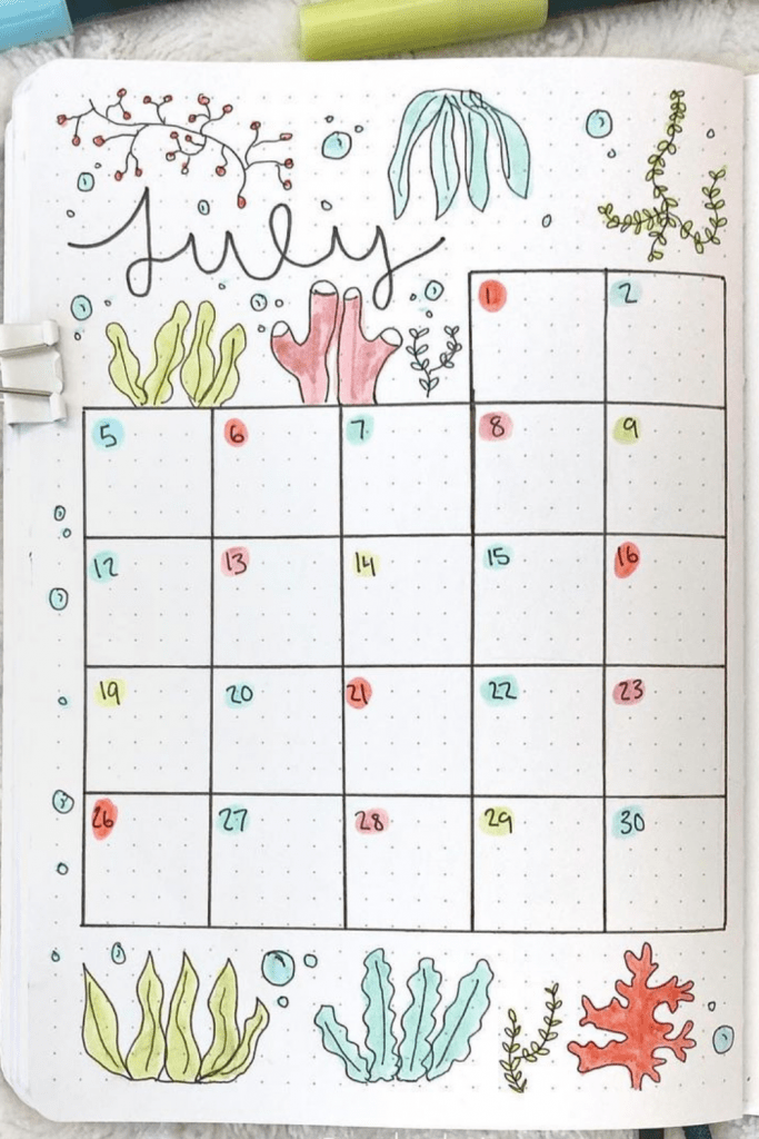 18+ July Monthly Spread To Plan Your Month In Style