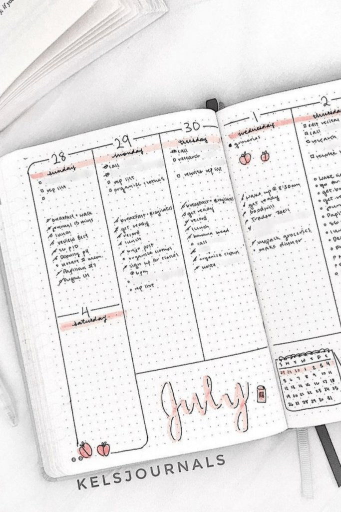 July Weekly Spreads