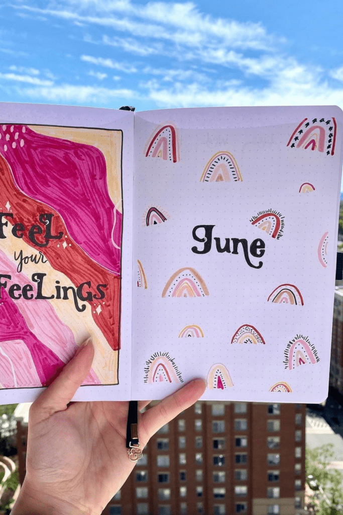 June Bullet Journal Cover