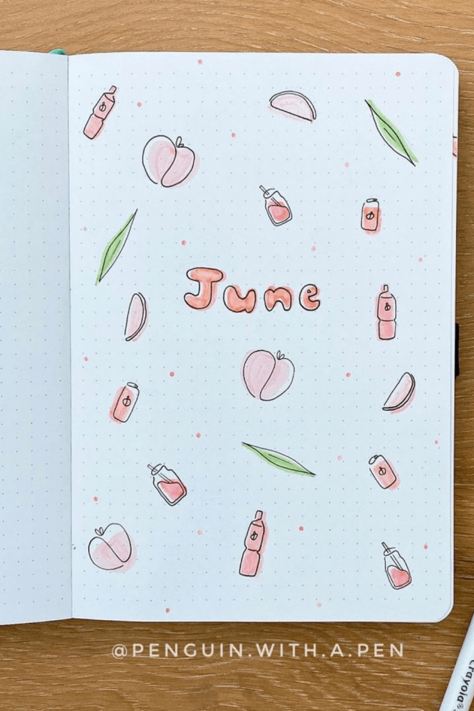 June Bullet Journal Cover