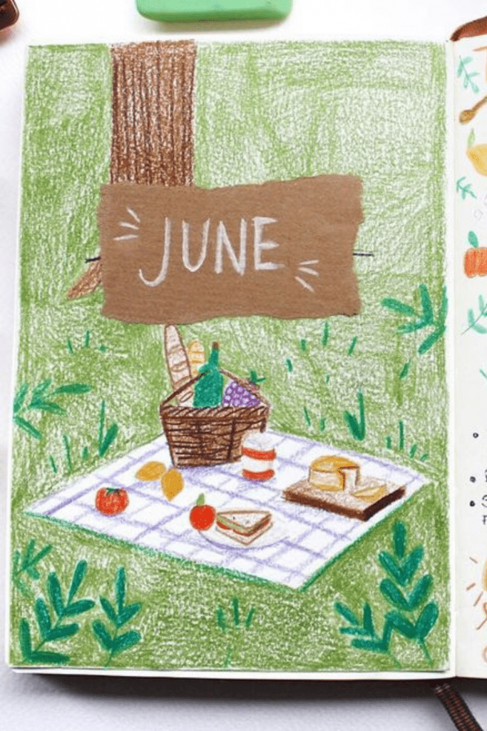 June Monthly Spread