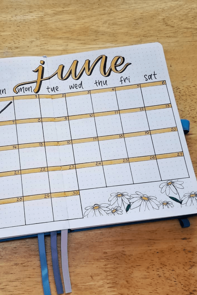 June Monthly Spread