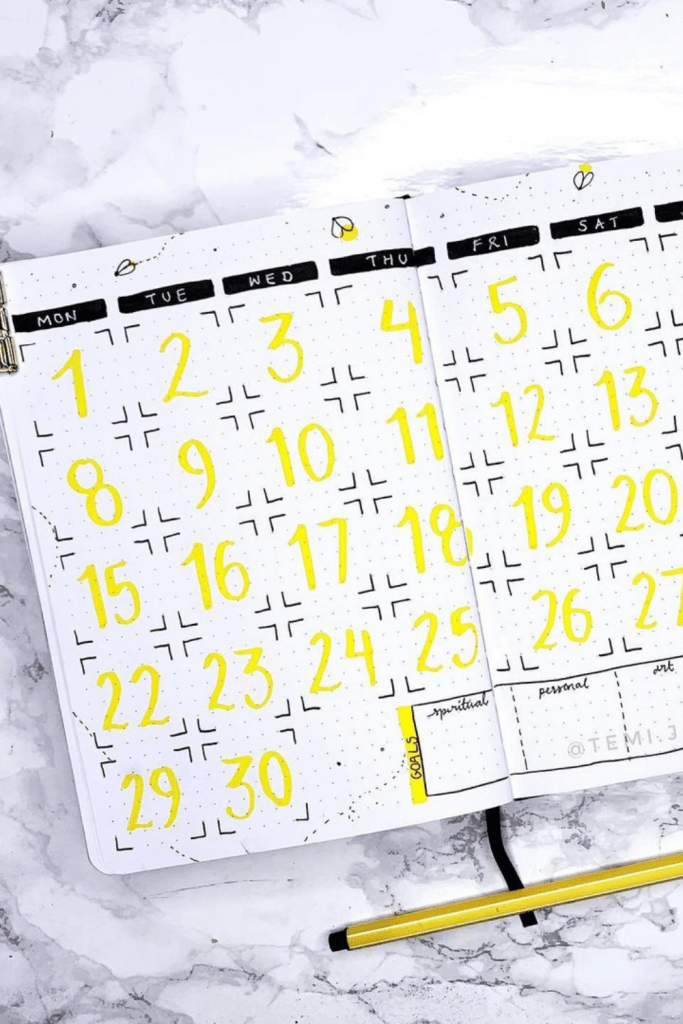 June Monthly Spread