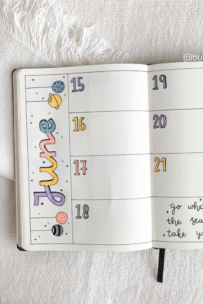 15+ June Weekly Spread Ideas To Make Planning Super Fun