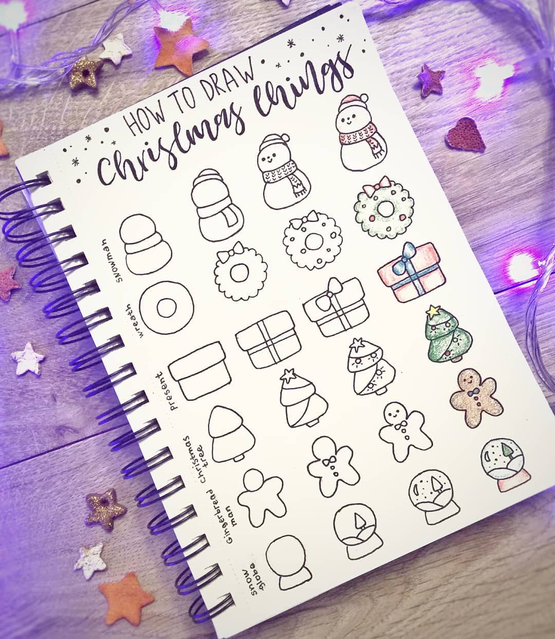 25 Easy Christmas Doodles You Can Draw