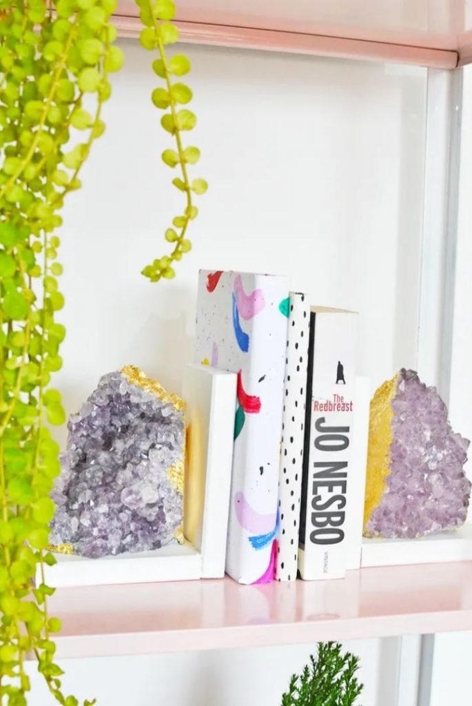 DIY_Amethyst_Bookend