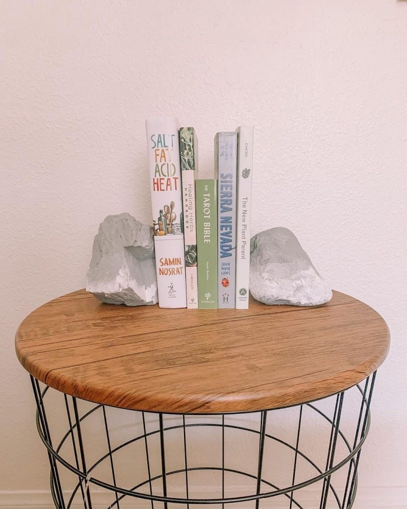 DIY Rock Bookends