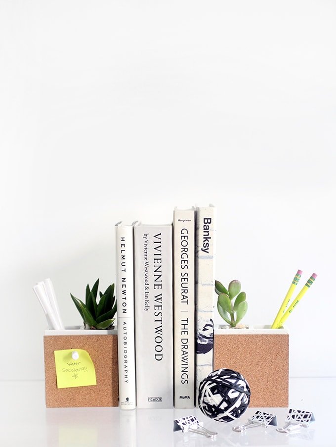 Diy-succulent-supply-holder-bookends