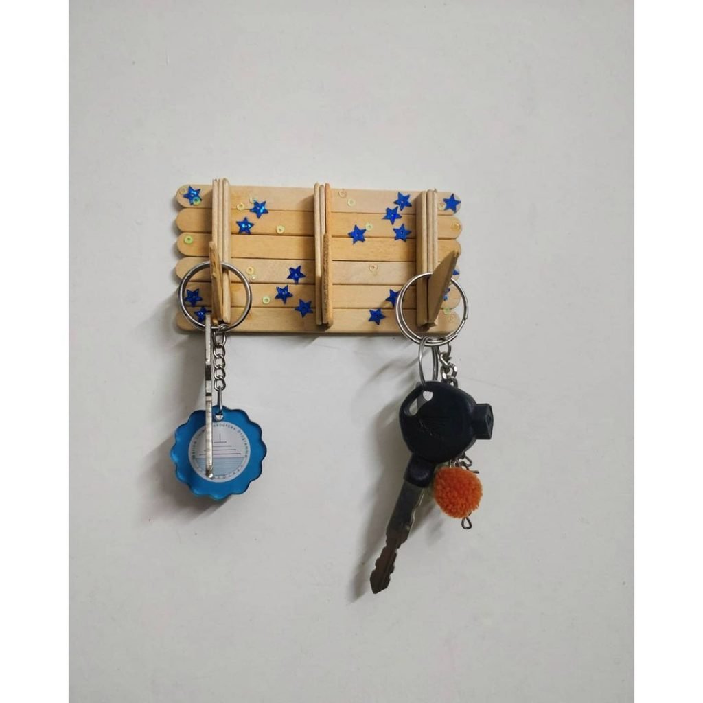 DIY Popsicle Key Holder