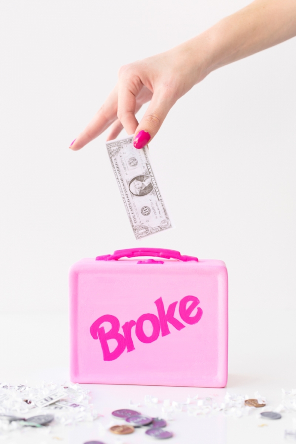 Broke-Barbie-Piggy-Bank