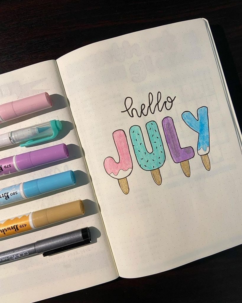 15+ Creative July Header and Title Ideas