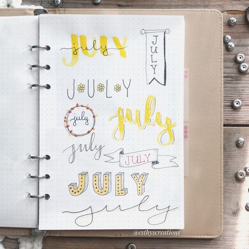 Yellow July header