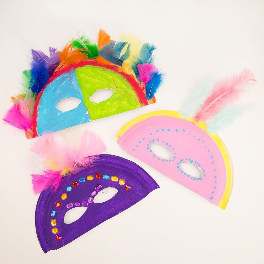 Masks Paper Plate Crafts