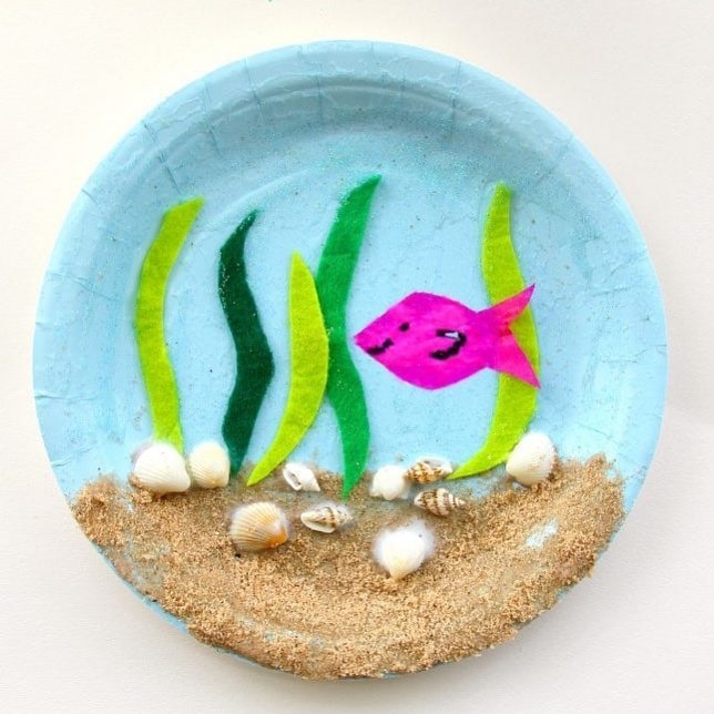 Aquarium Paper Plate Crafts