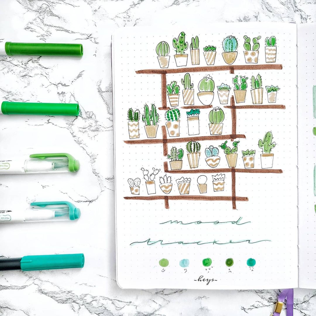 20  Easy Succulent Drawings Cactus Doodles To Draw