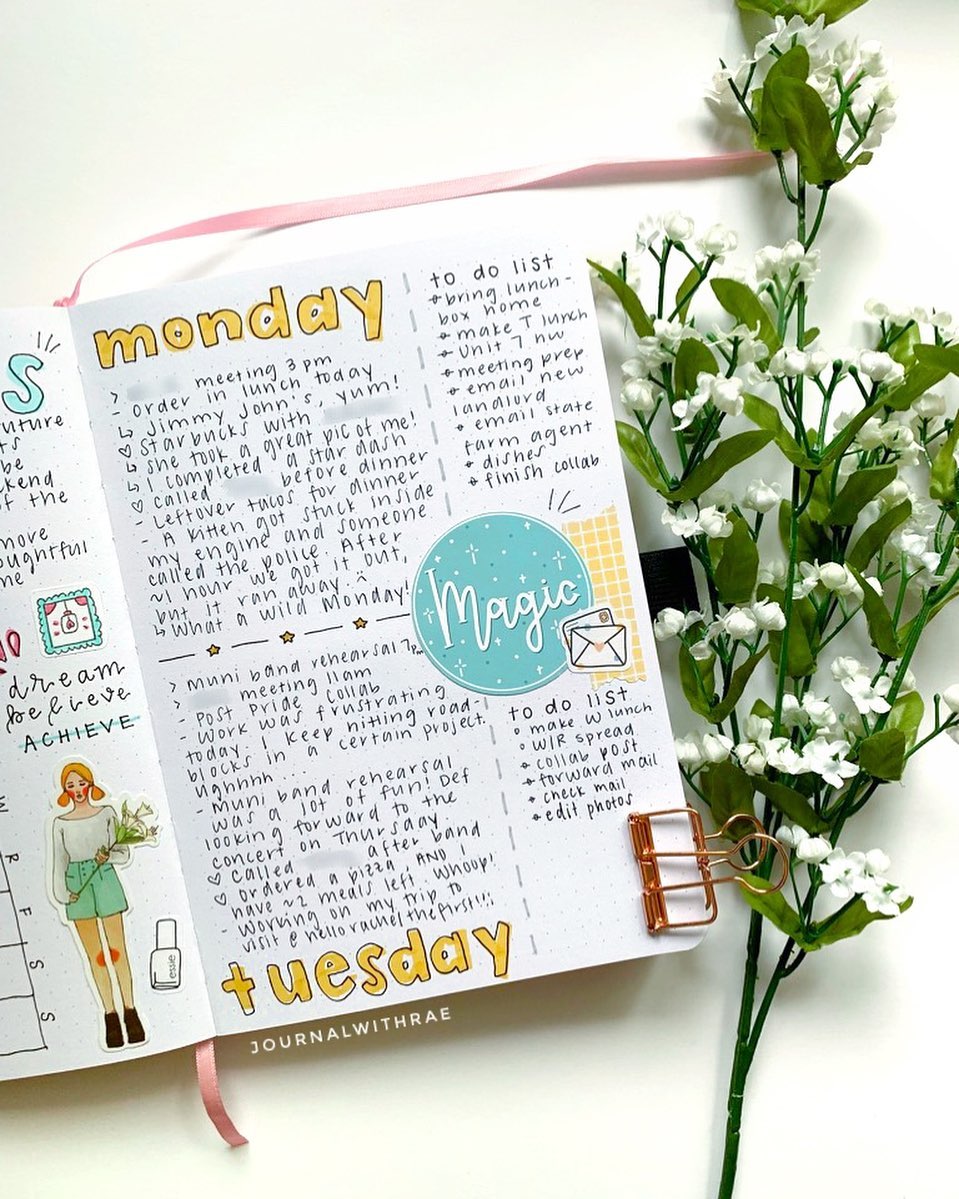 22 Best Bullet Journal Daily Spreads To Log Your Days