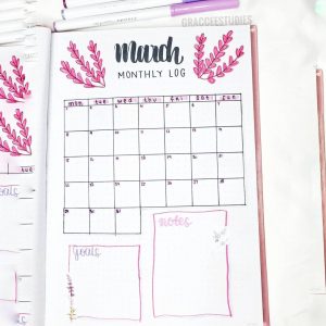35+ Gorgeous Bullet Journal Monthly Spreads You'll Love